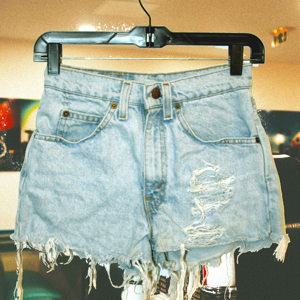 Levi Jean High-Waisted Shorts